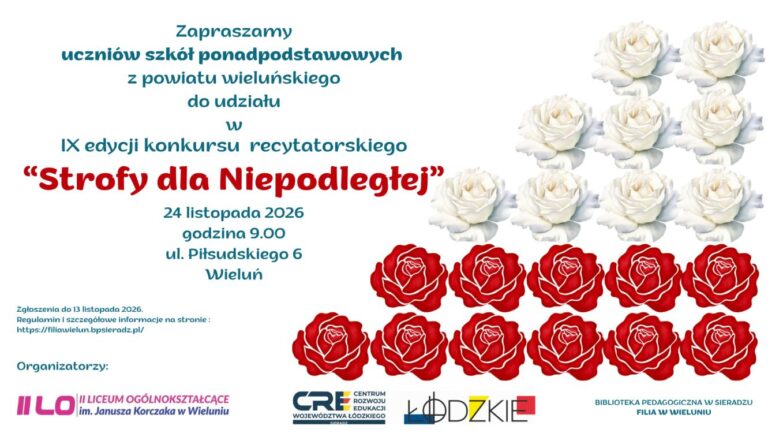 Strofy dla Niepodległej – szkoły ponadpodstawowe